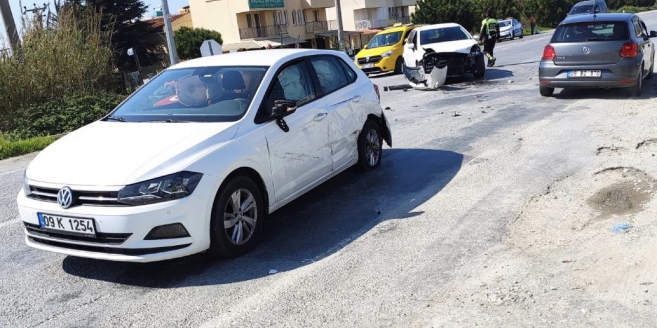 Kuşadası’nda trafik kazası; 1 yaralı
