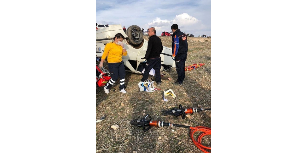 Kırşehir’de kaza: 1 ölü, 4 yaralı