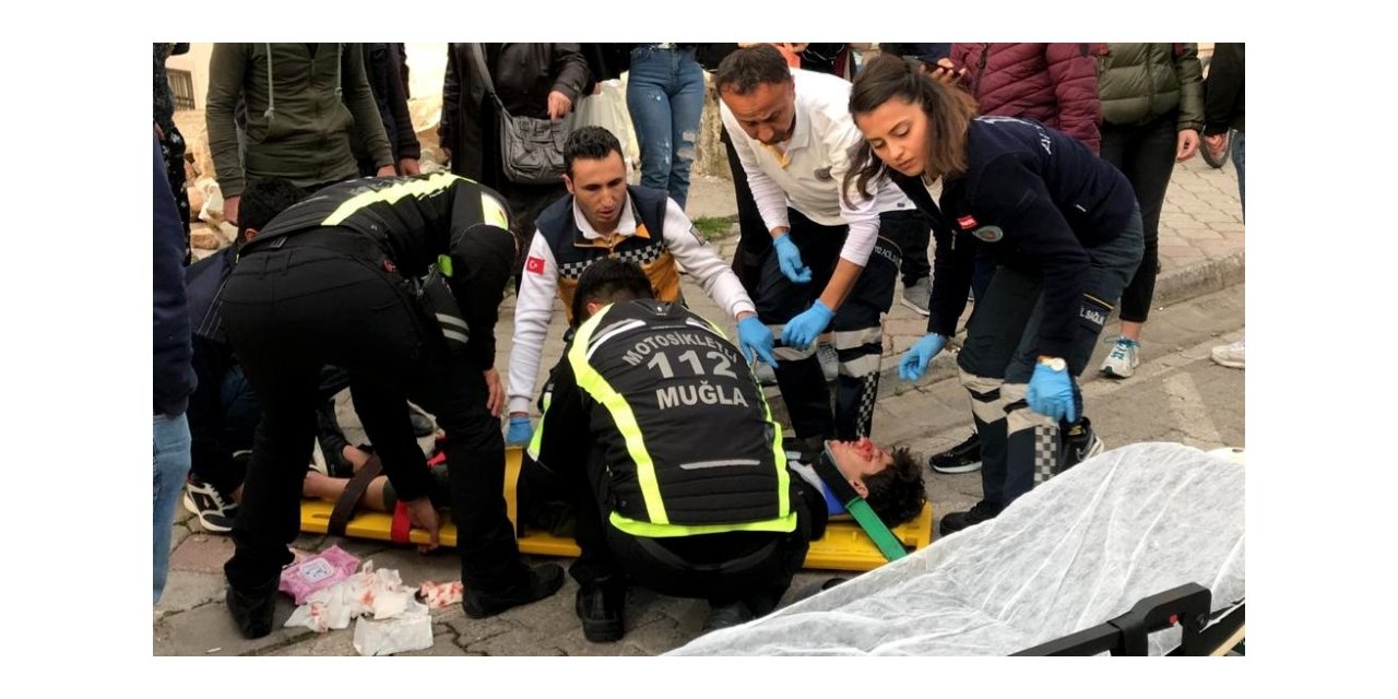 Fethiye’de trafik kazası; 2 yaralı