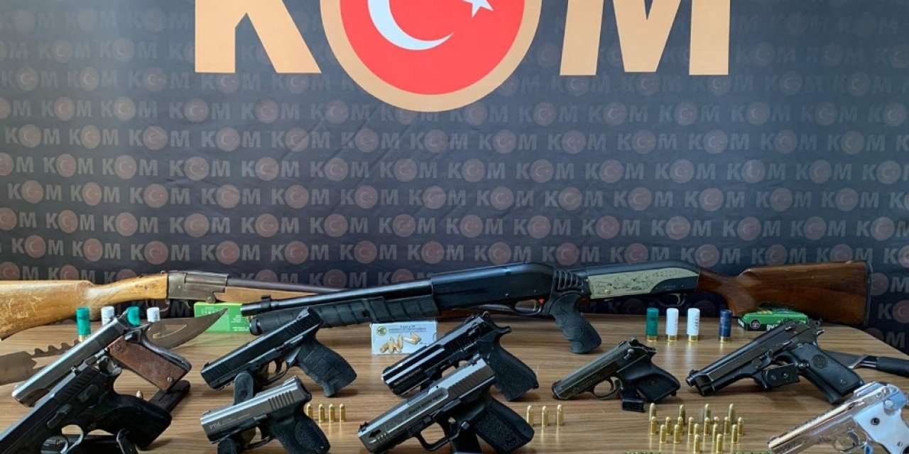 Silah ticaretinden 14 gözaltı
