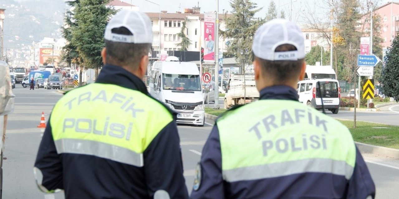 Ordu’da 38 sürücünün ehliyetine el konuldu