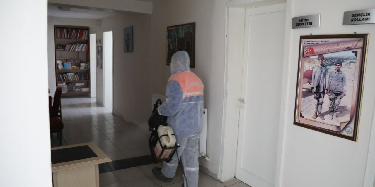 Çubuk'ta koronavirüs tedbirleri