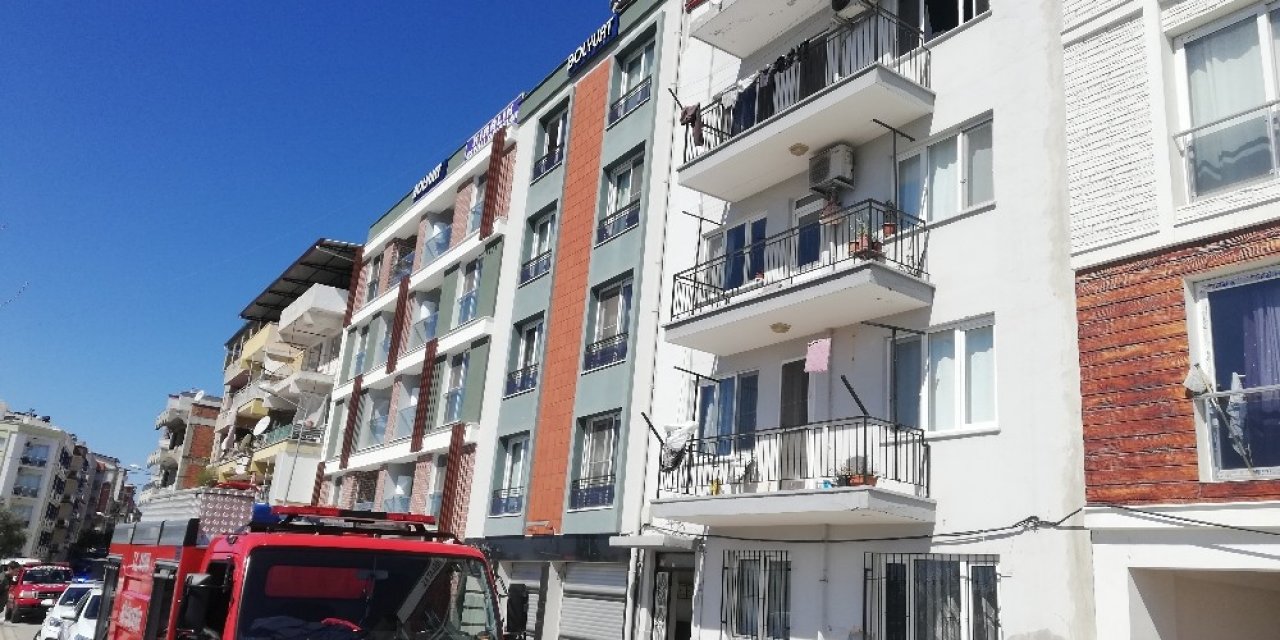 Aydın’da ev yangını