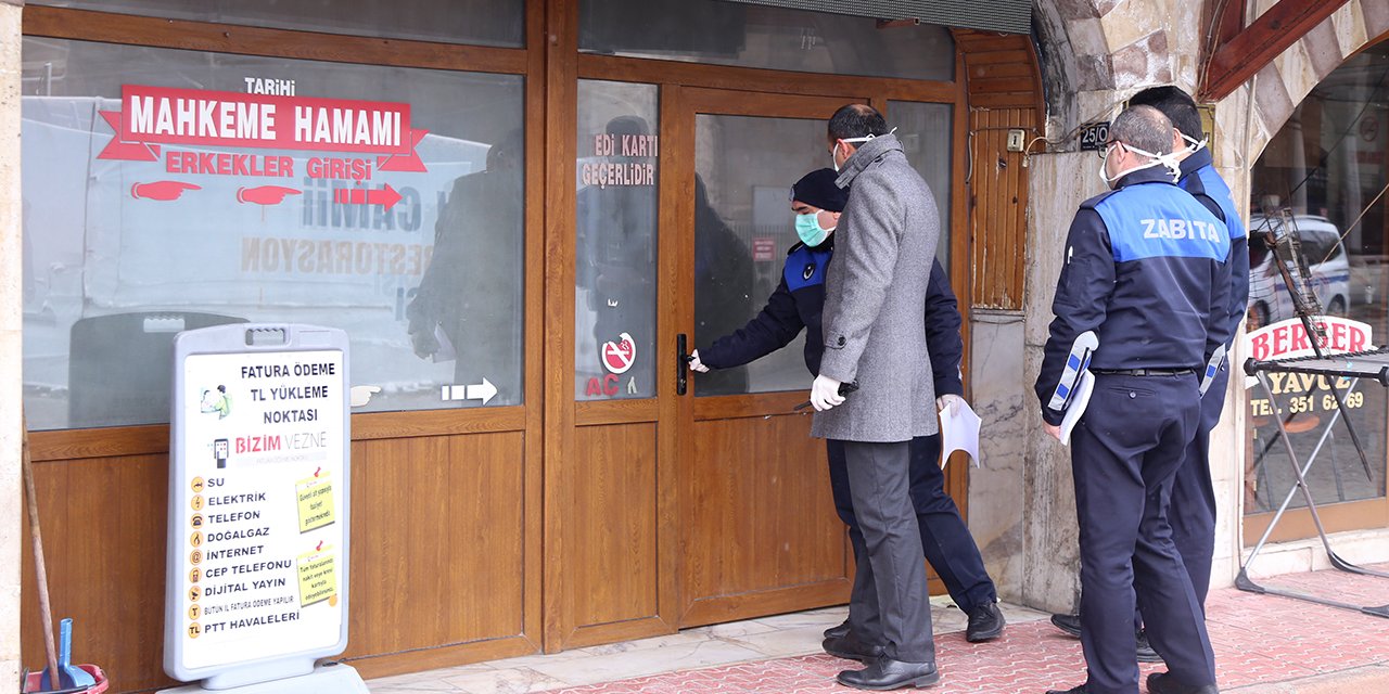 Konya'da sıkı takip! Kapanan umuma açık mekanlar denetleniyor