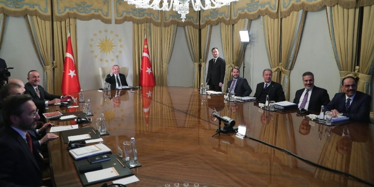 Cumhurbaşkanı Erdoğan Avrupa liderleriyle telekonferansla görüştü