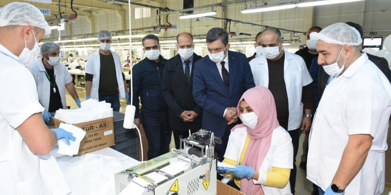 Batman’daki tekstil fabrikası günde 3 milyon maske üretecek