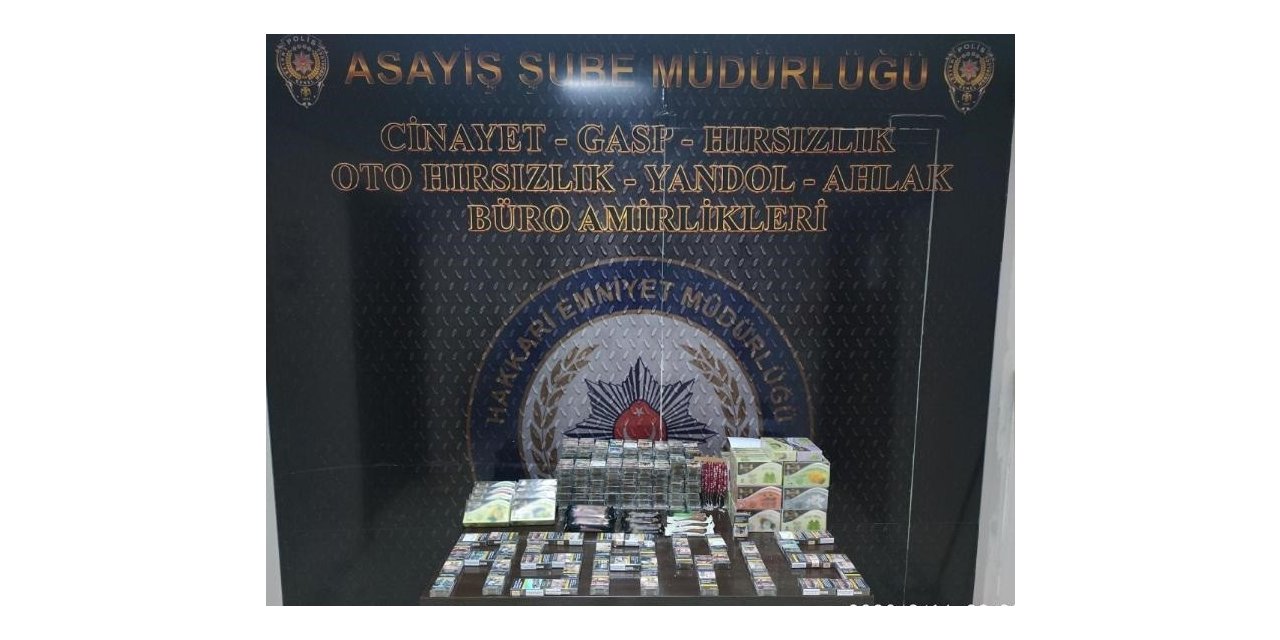 Hakkari’de hırsızlık malzemeleri ele geçirildi
