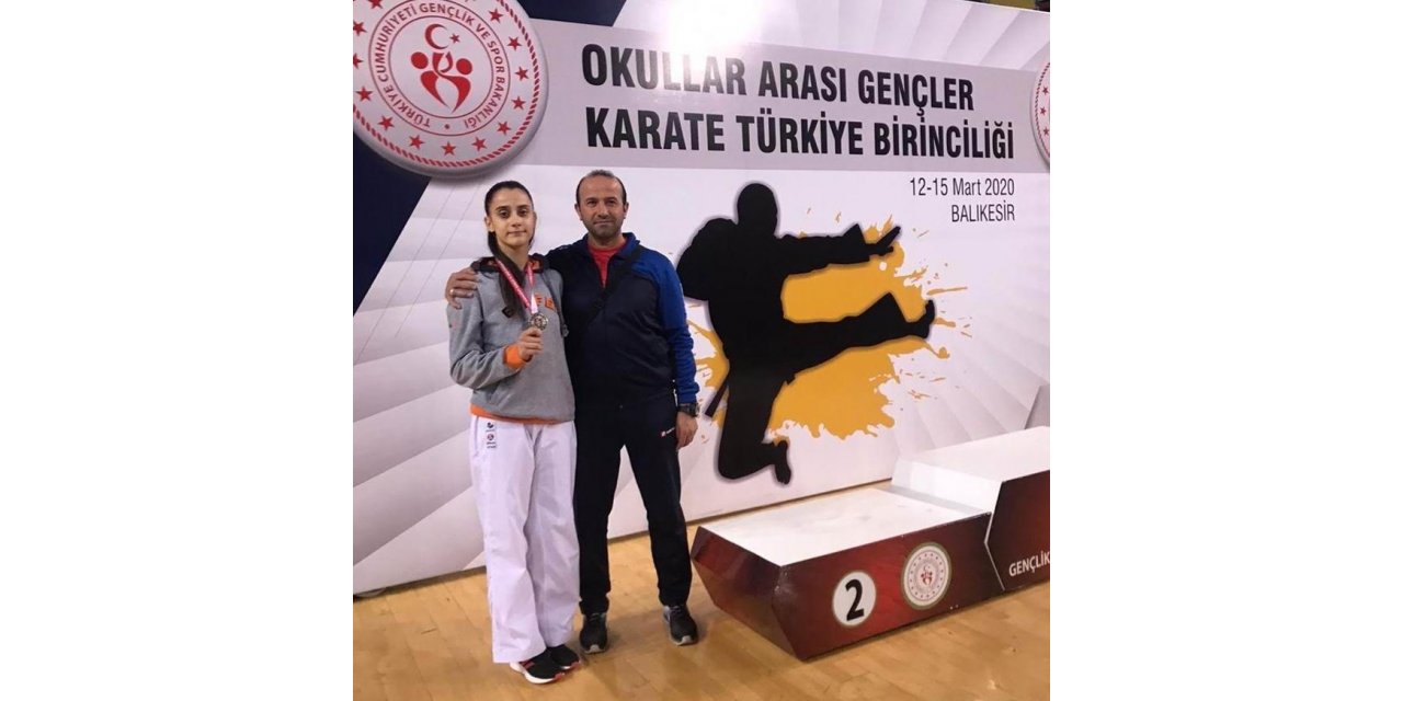 Diyarbekirsporlu karateci Türkiye ikincisi oldu