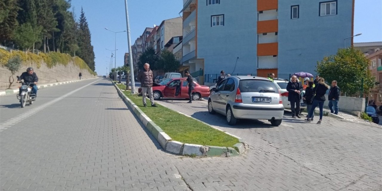 Direğe çarparak durabildi