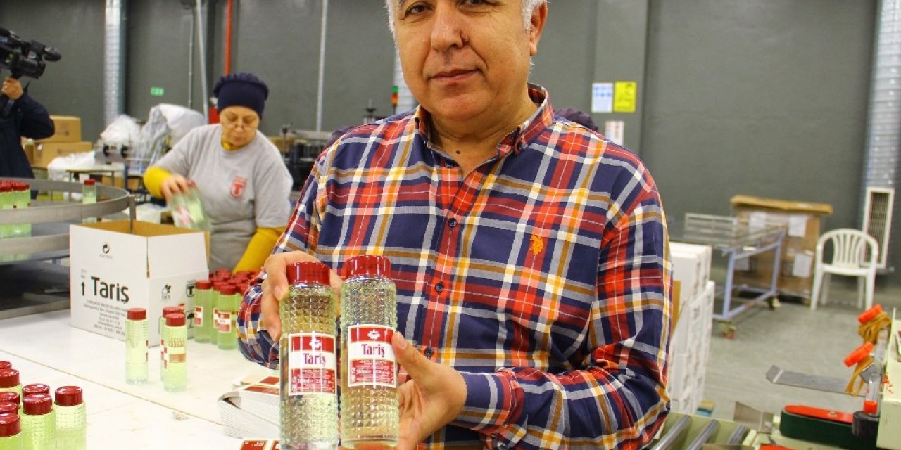 Tariş Kolonya Fabrikası tam kapasite üretime başladı