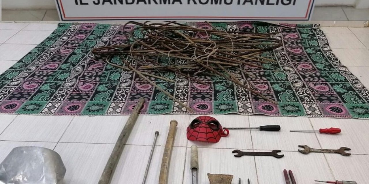 Hırsızlar jandarma ekiplerinden kaçamadı