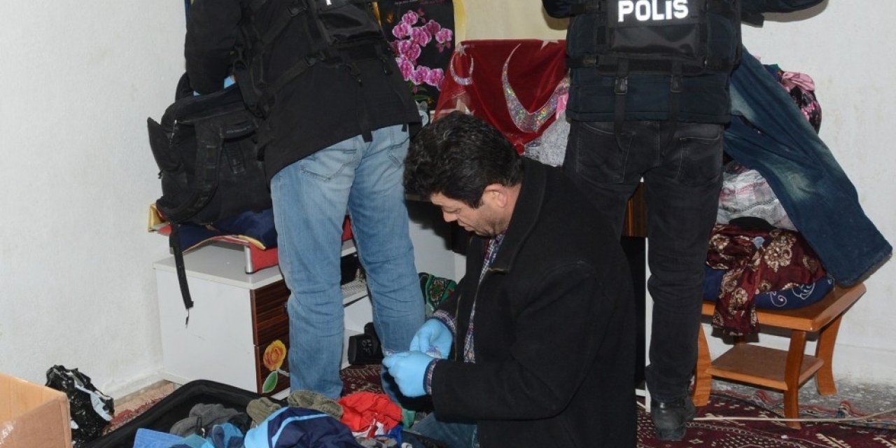 Aksaray’da uyuşturucu ve silah operasyonu