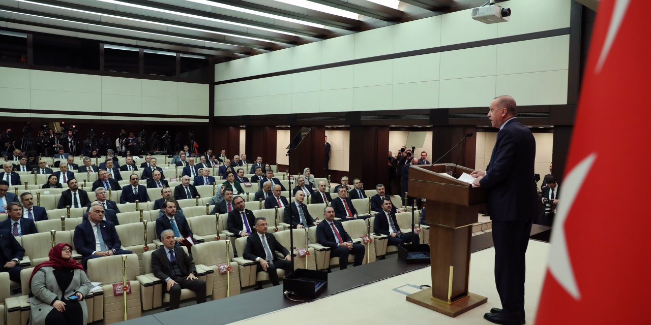 Erdoğan, Koronavirüsle Mücadele Eş Güdüm Toplantısı sonrası basın toplantısı düzenledi: (1)
