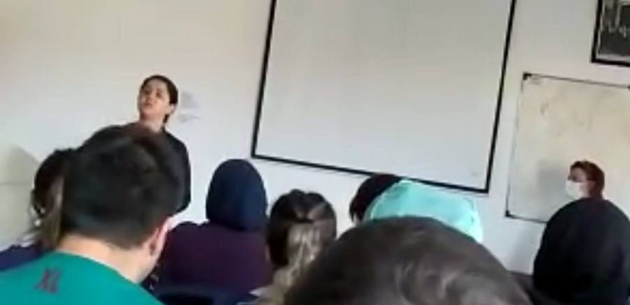 Vaka sayısı binleri geçti diye provokasyon yapan hemşirenin göz altına alındığı öğrenildi