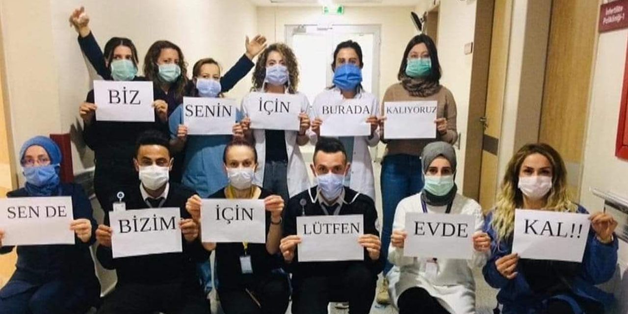 Sağlık çalışanlarından mesaj var!