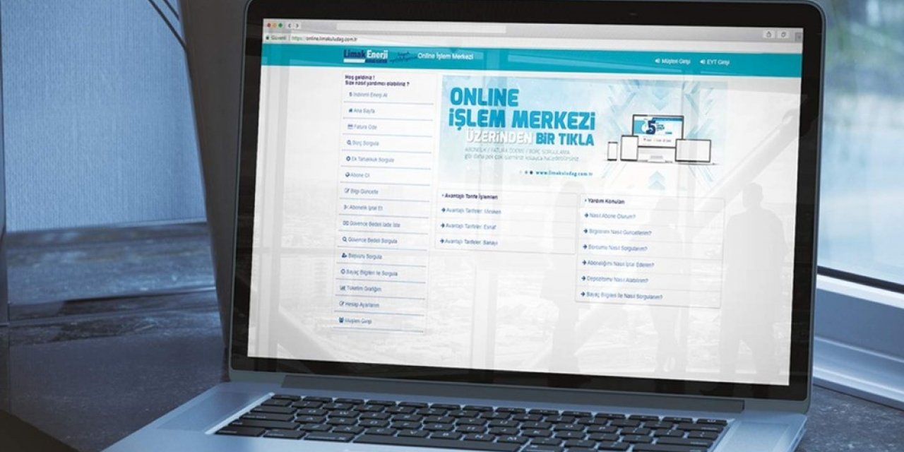 Vatandaşlar elektrik işlemlerini evlerinden çıkmadan yapıyor