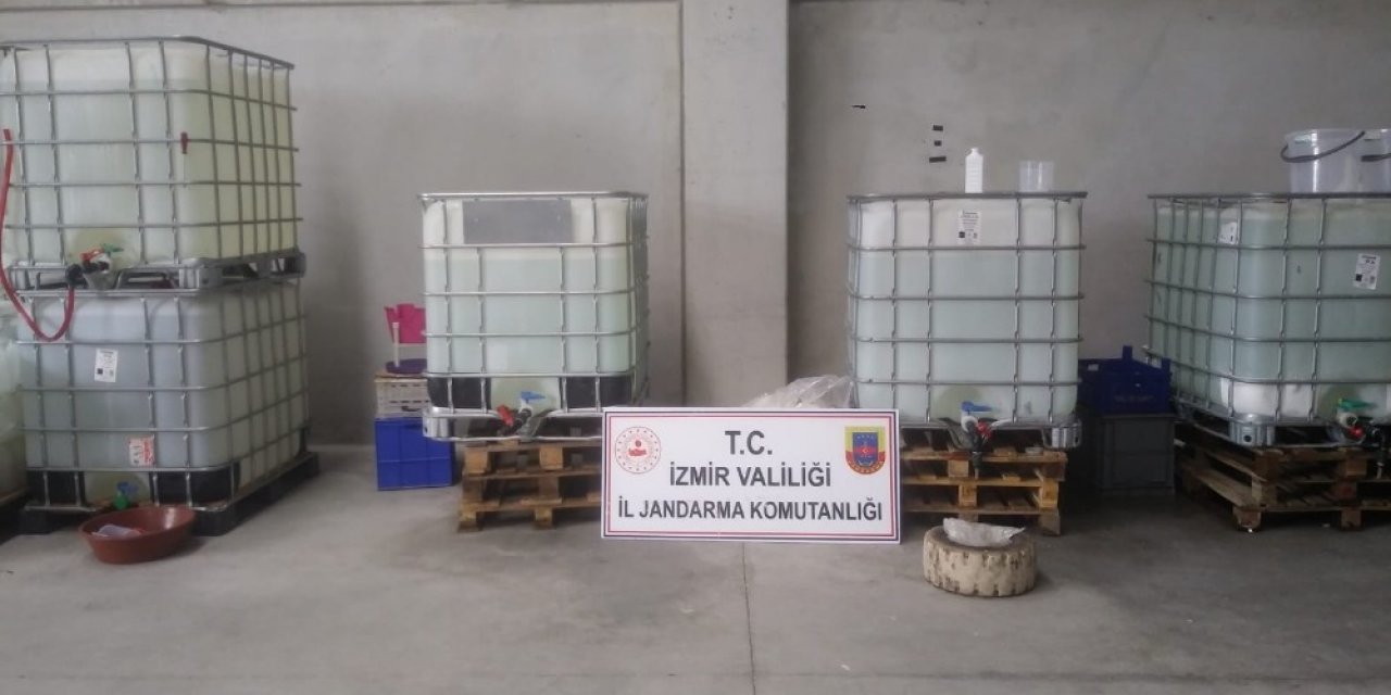 Korona virüsü fırsatçılarına darbe: Binlerce litre sahte dezenfektan yakalandı