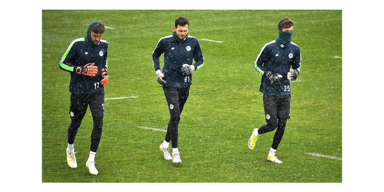 Konyaspor, Gençlerbirliği maçının hazırlıklarını sürdürdü