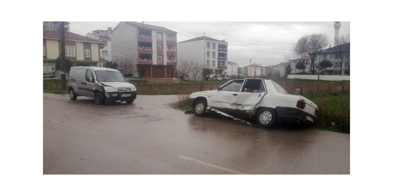 Bafra’da trafik kazası: 1 yaralı
