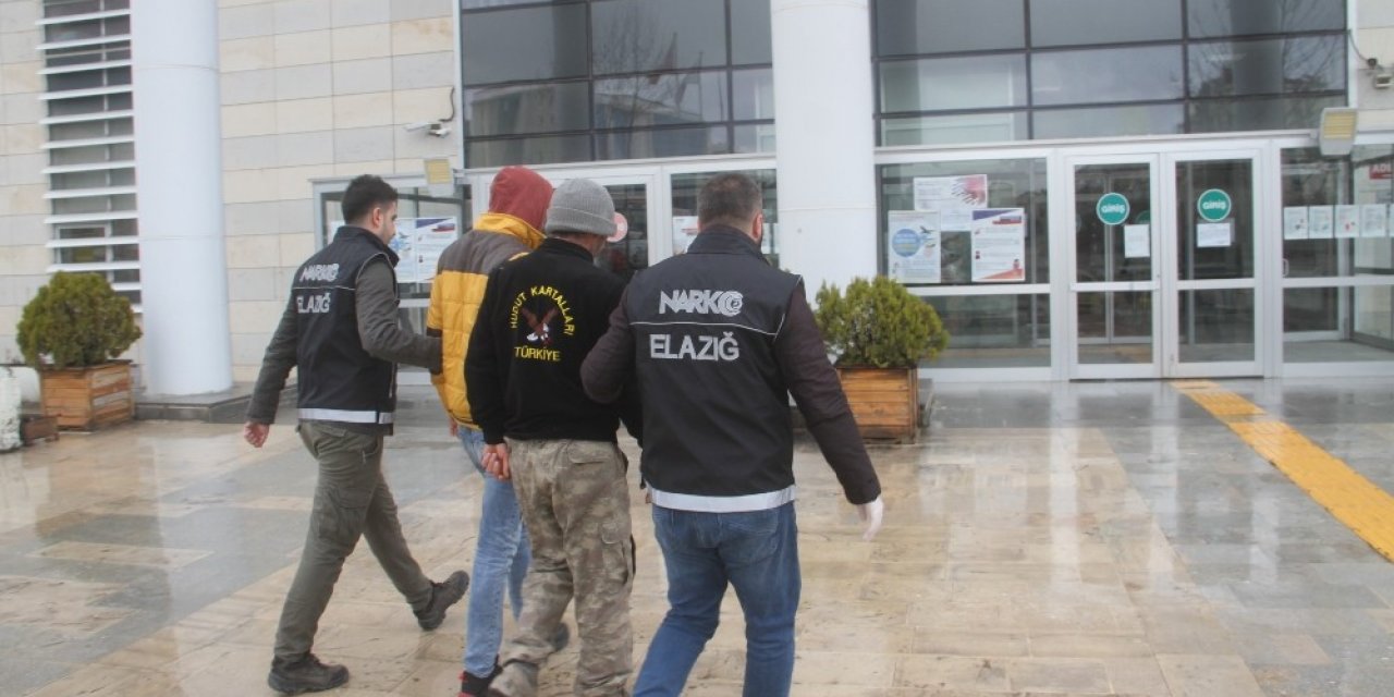 Elazığ’da uyuşturucu operasyonları: 5 tutuklama