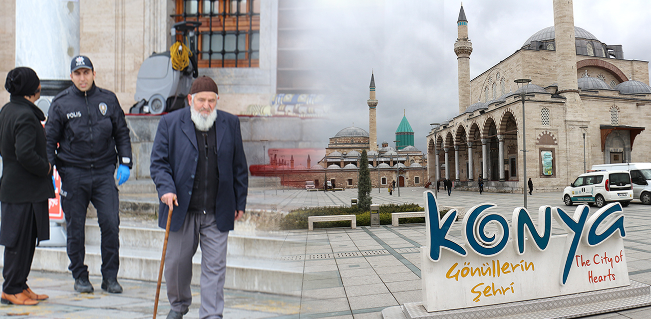 Konya’da bu cuma camiler boş kaldı 