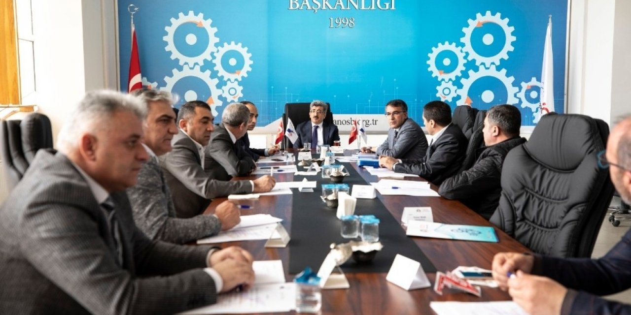 Van OSB Müteşebbis Heyeti Toplantısı yapıldı