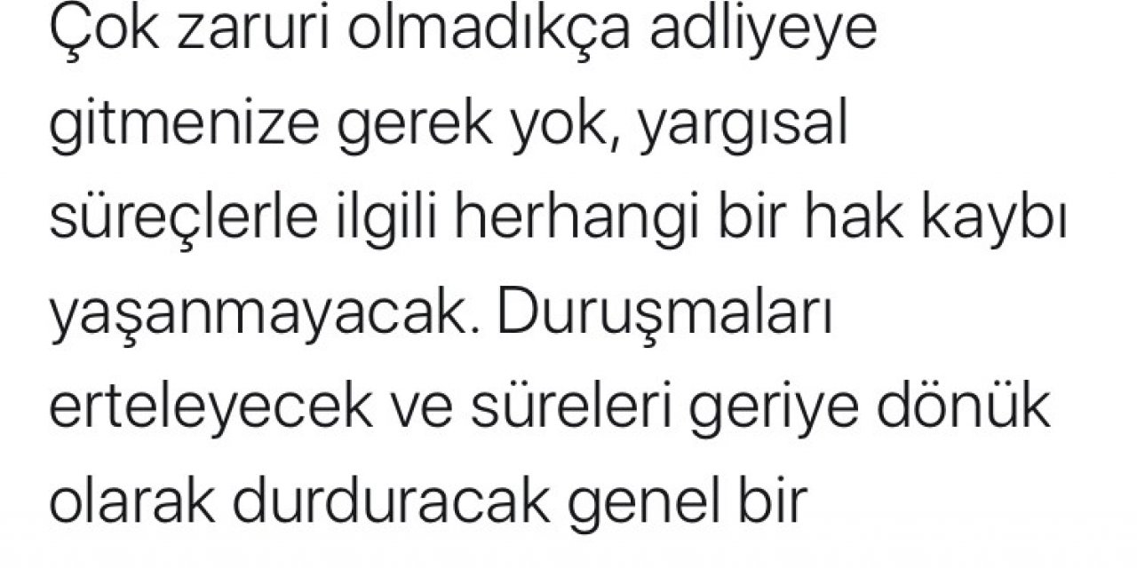 Bakan Gül: "Süreleri geriye dönük olarak durduracak genel bir düzenleme için çalışıyoruz"