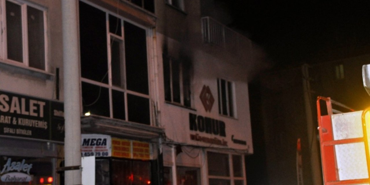 Konya’da korkutan yangın