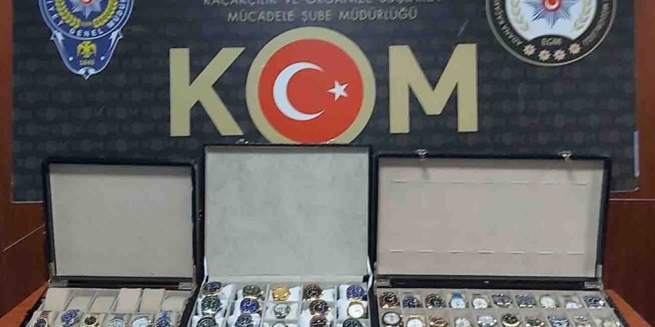 Kaçak kol saati operasyonu