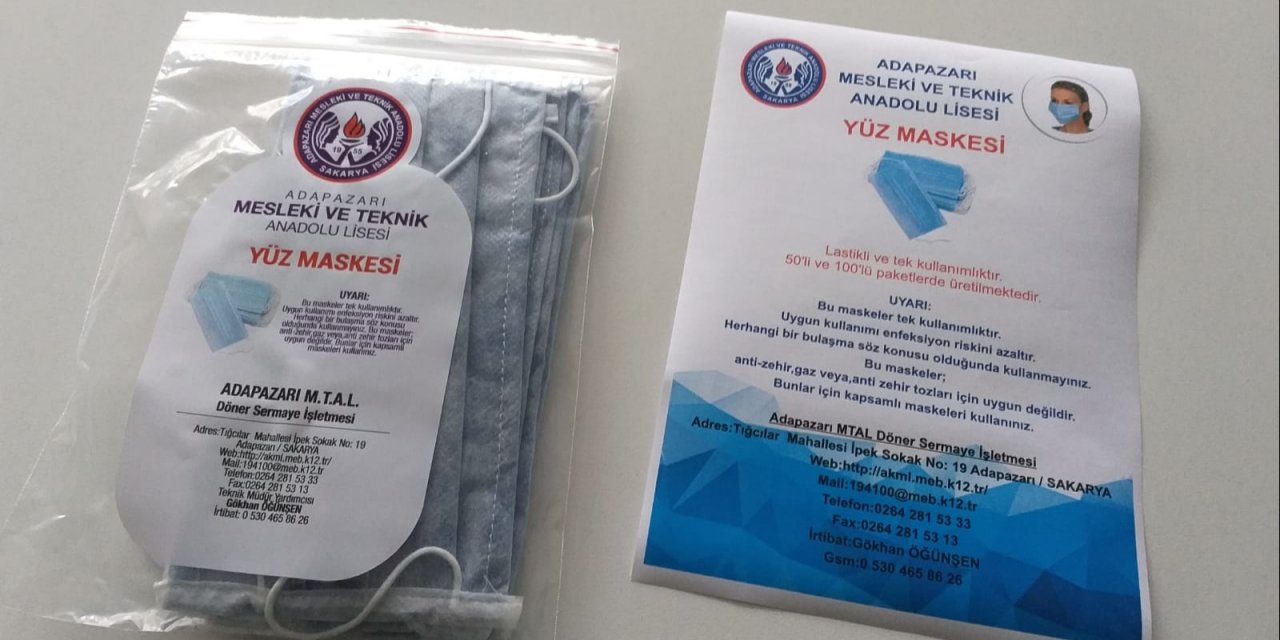 MEB ayda 2 milyon cerrahi maske üretebilecek