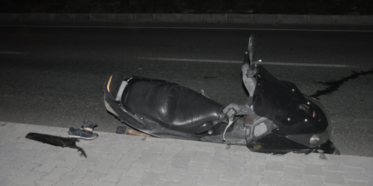 Aydın'da devrilen motosikletin sürücüsü öldü