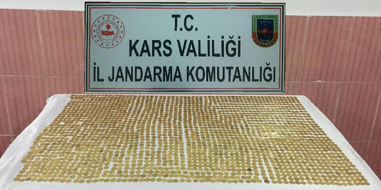 Kars’ta bin 995 adet sikke ele geçirildi