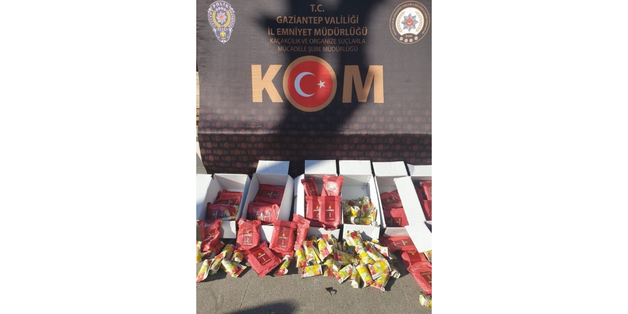 99 kilo gümrük kaçağı nargile tütünü ele geçirildi