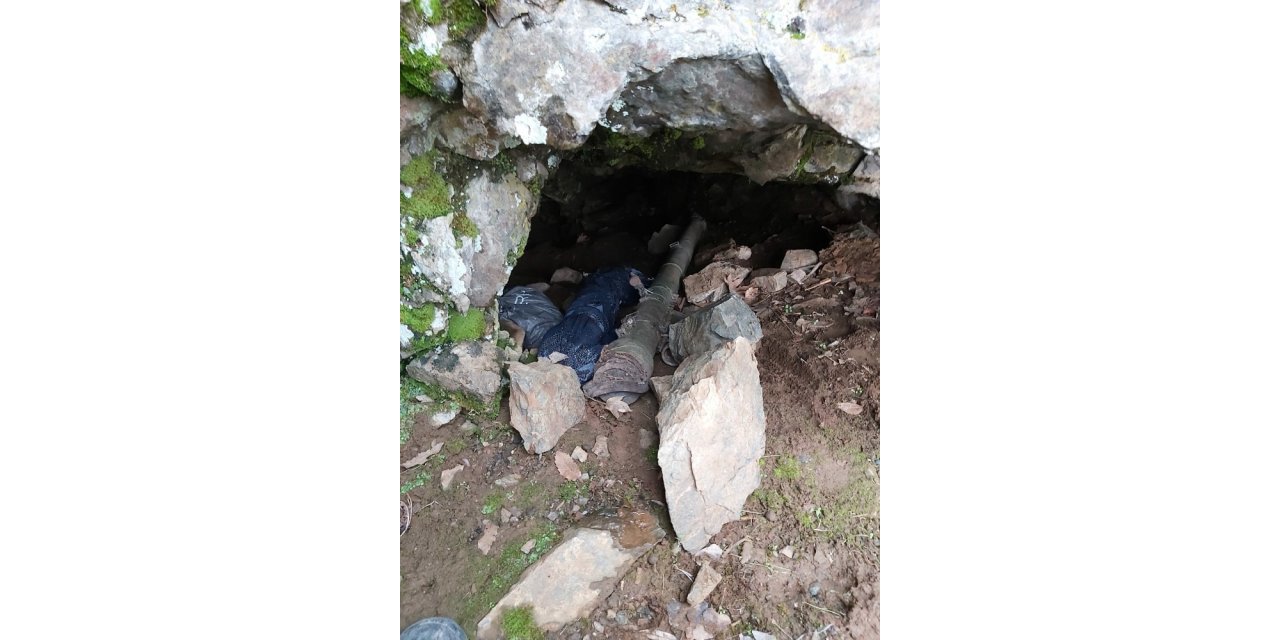 Şemdinli kırsalında stinger füzesi ele geçirildi