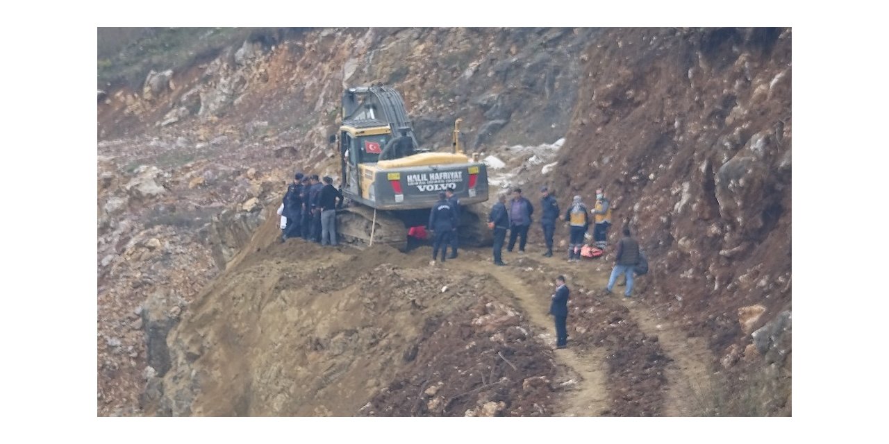 Toprak kayması sonucu 1 işçi yaralandı