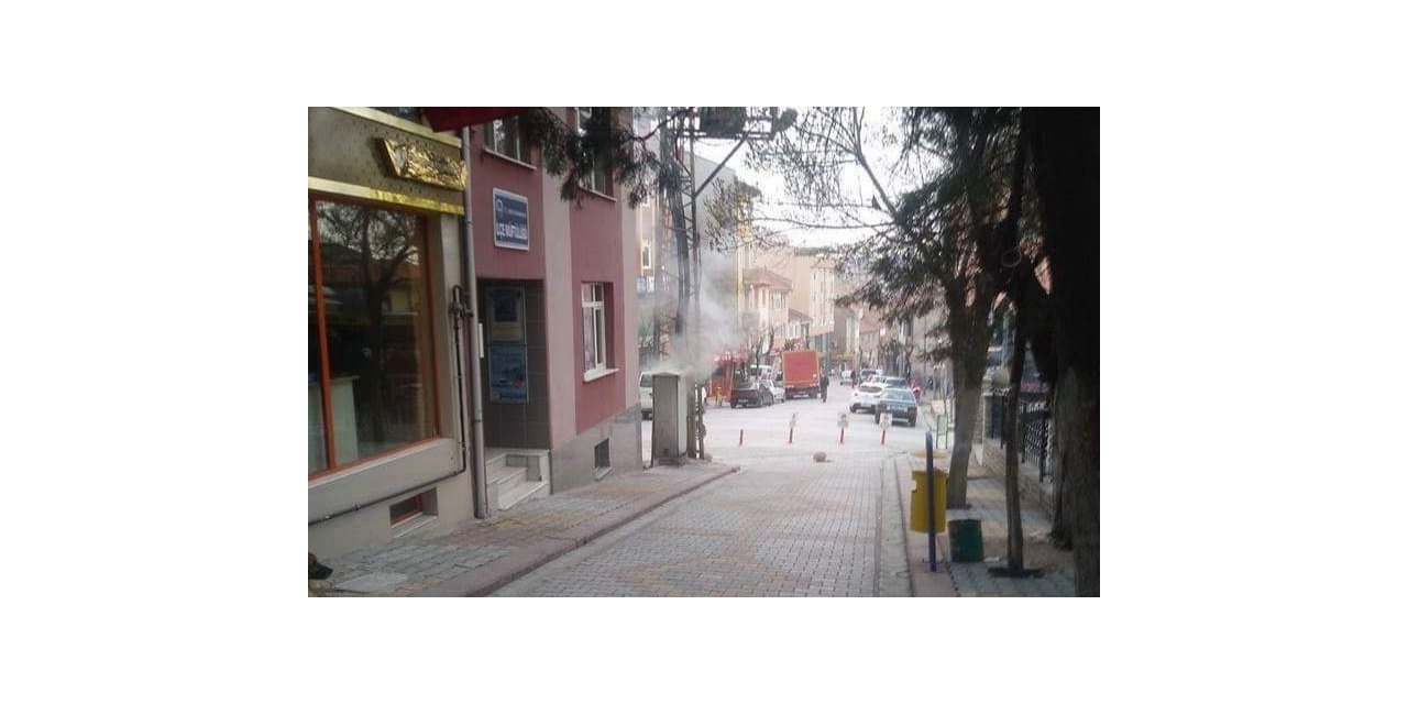 Elektrik trafosunda korkutan yangın