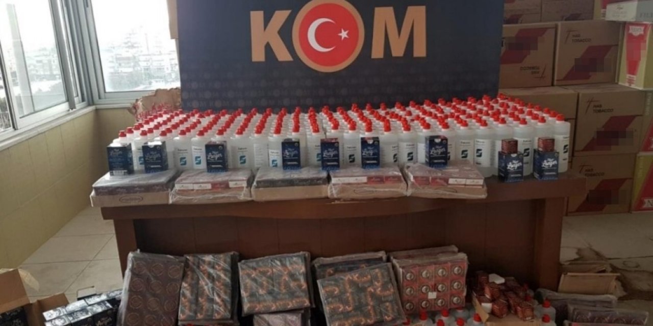 Alanya’da kaçak ürün operasyonu