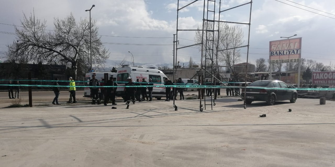 Konya'da elektrik akımına kapılan 3 işçi yaralandı