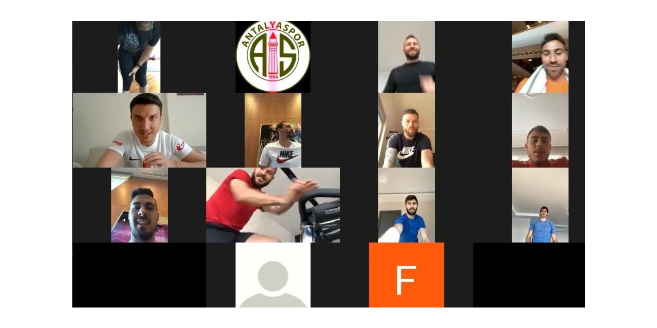 Antalyaspor’da telekonferans sistemli antrenmanlar başladı