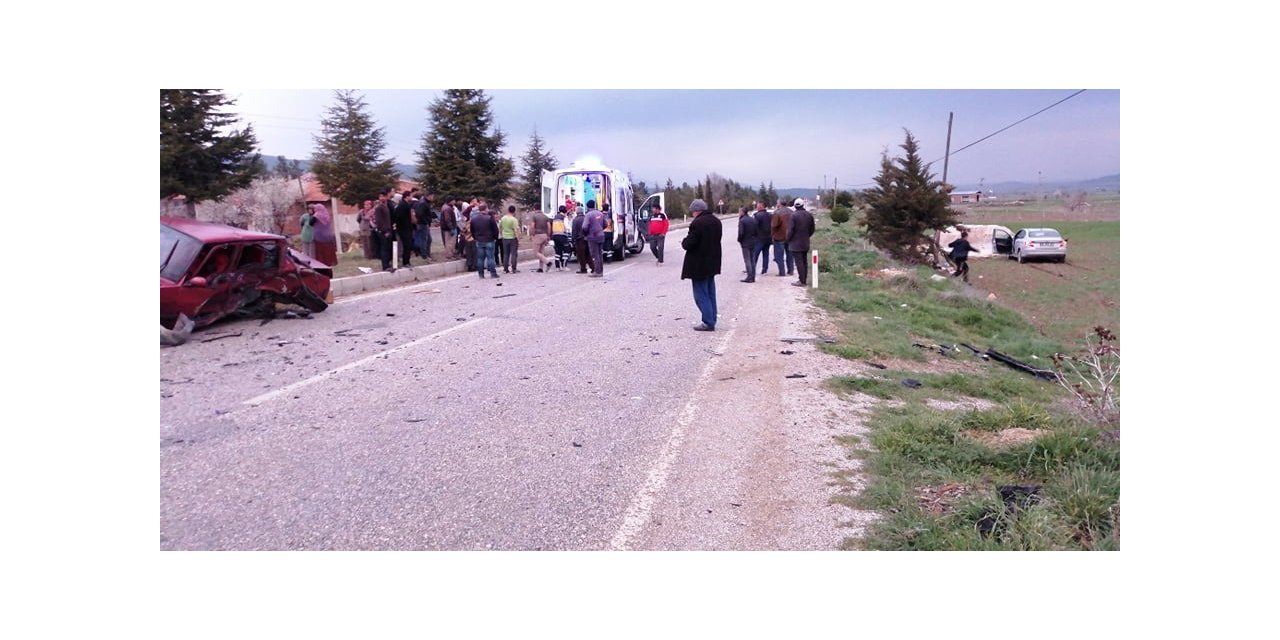 Denizli’de trafik kazası: 2 yaralı