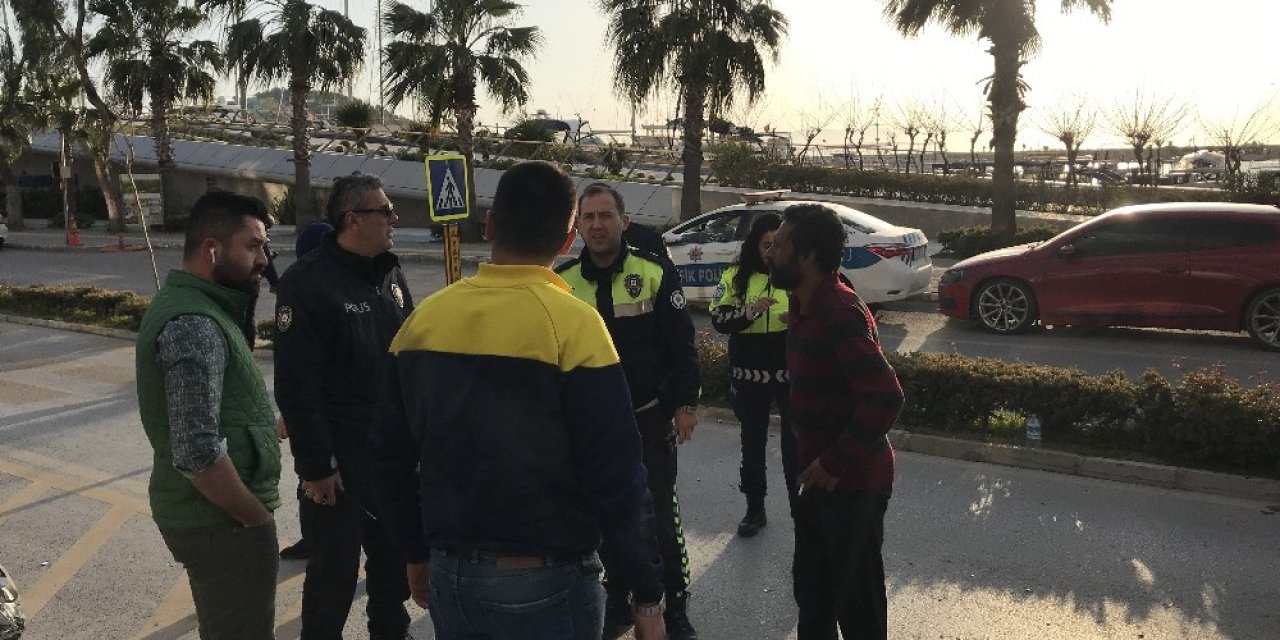 Ters yöne giren motosiklet kazaya neden oldu: 1 yaralı