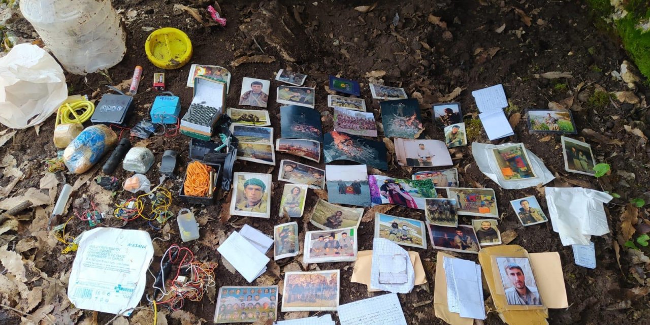 Siirt'te PKK'lı teröristlerin kullandığı 5 sığınak ve barınak imha edildi