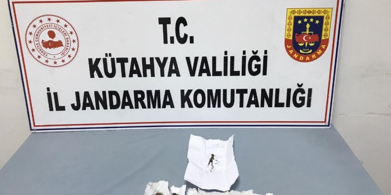 Kütahya’da 6,65 gram bonzai maddesi ele geçirildi