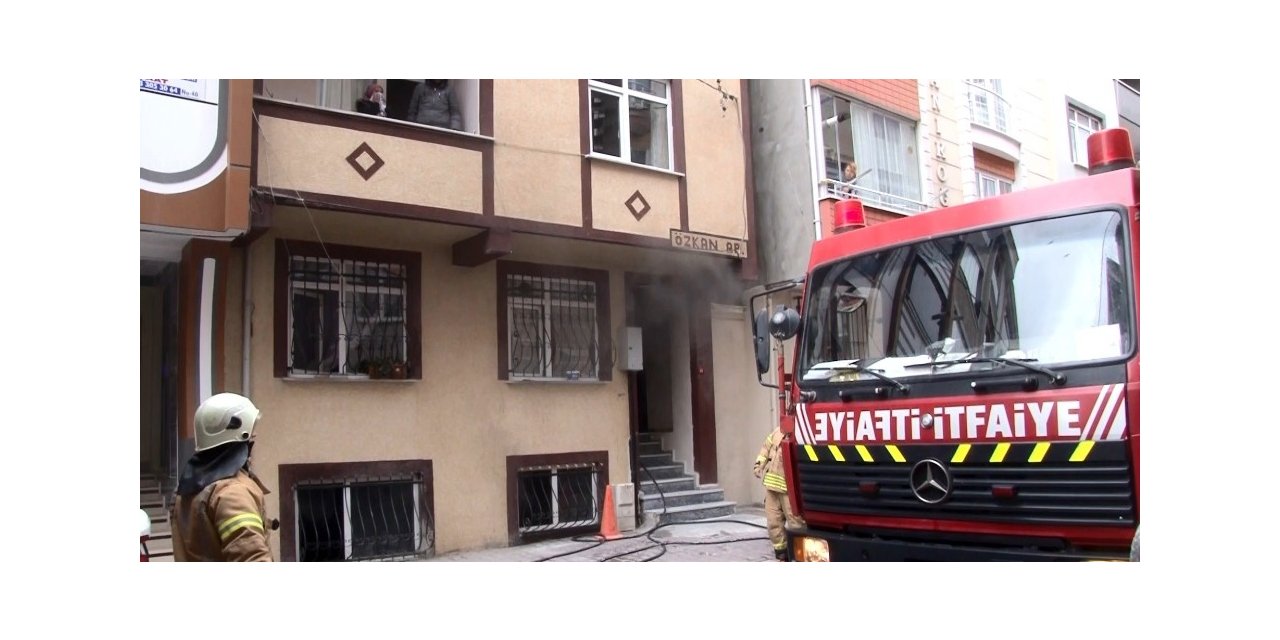 Baca yüzünden yangın çıktı, apartman sakinleri kavga etti