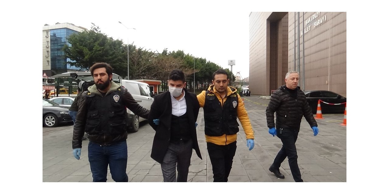 Yaşlı adama zorla maske takan ve kafasına kolonya döken şüpheli adliyede