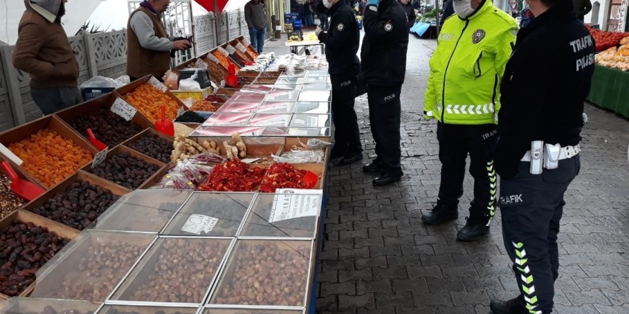 Polis "65 yaş" denetimi yaptı
