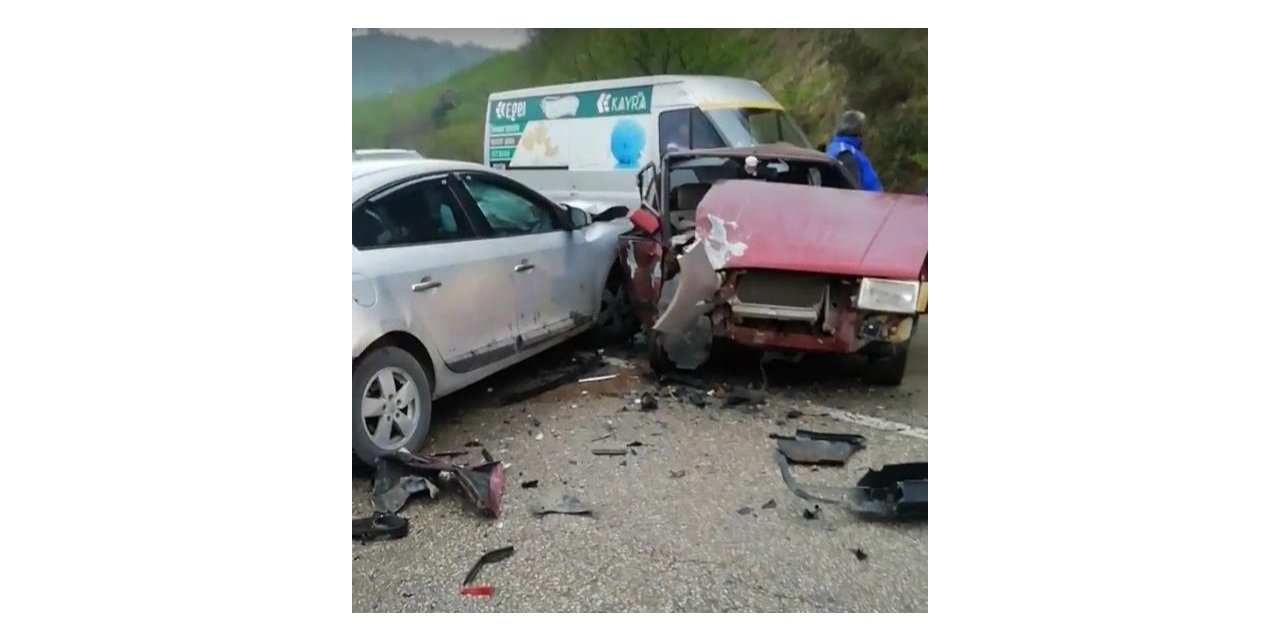 Ordu’da trafik kazası: 3 yaralı