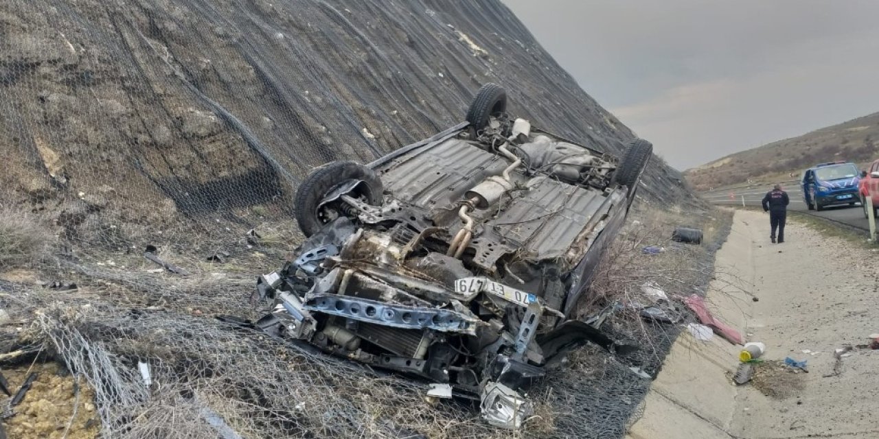 Malatya’da otomobil takla attı: 3 yaralı