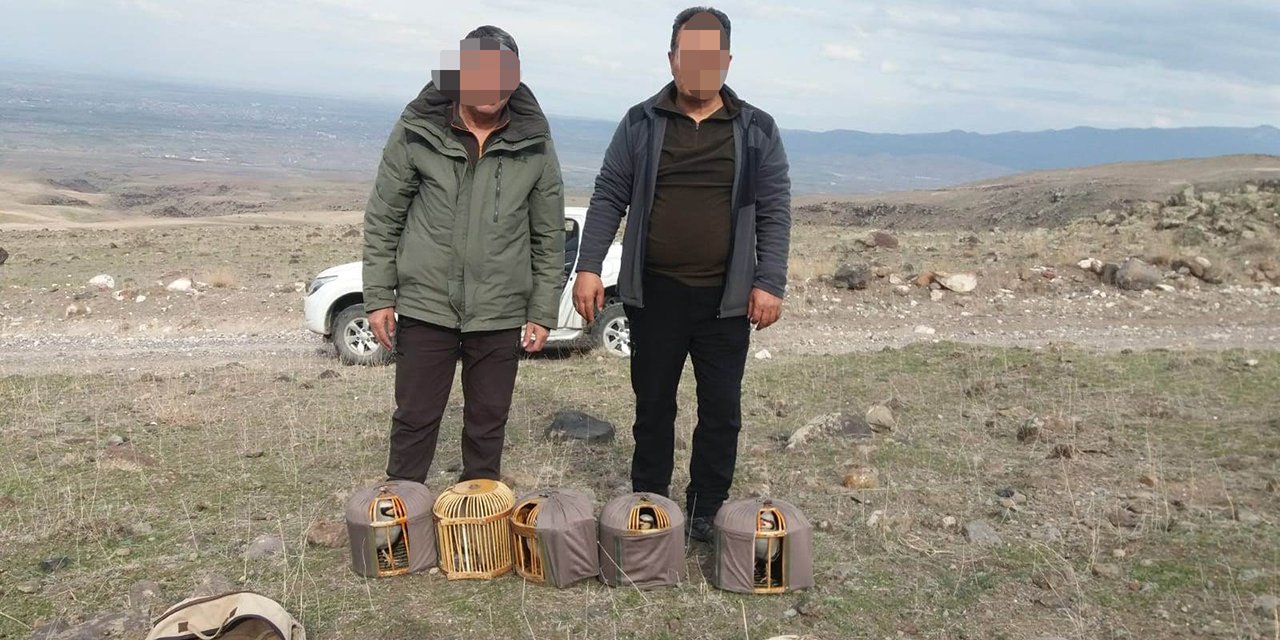 Kaçak keklik avcılarına 64 bin 624 lira ceza