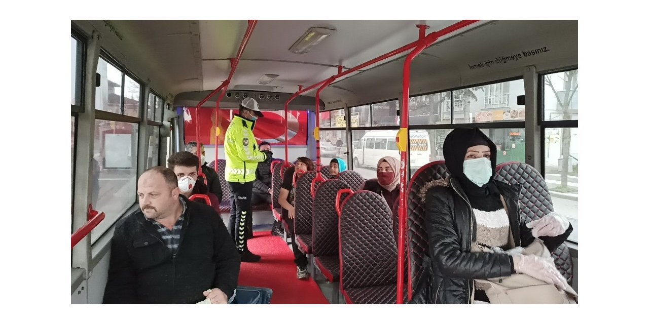 Polis otobüs ve minibüs sürücülerine göz açtırmıyor